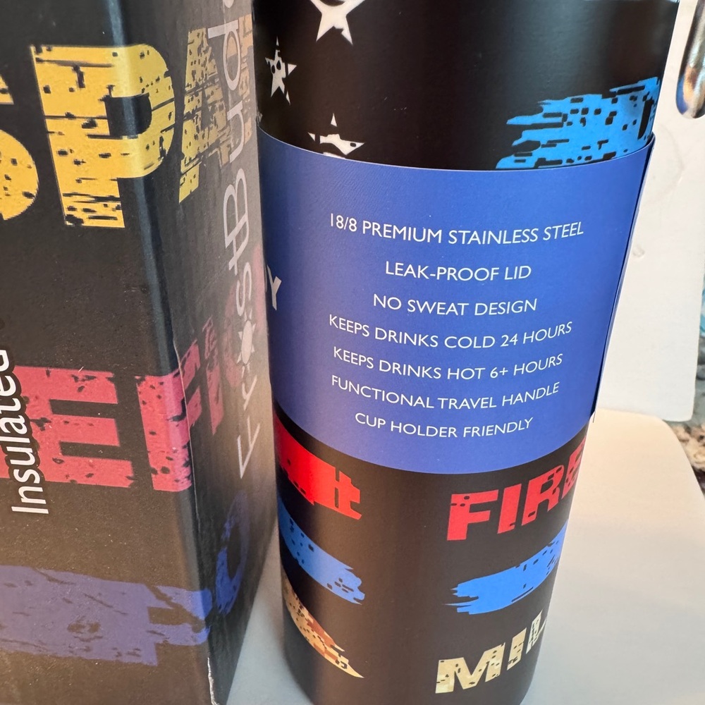 FrostBuddy~First Responder~24oz Sports Buddy Insulated Water Bottle~NEW IN BOX - Picture 3 of 8